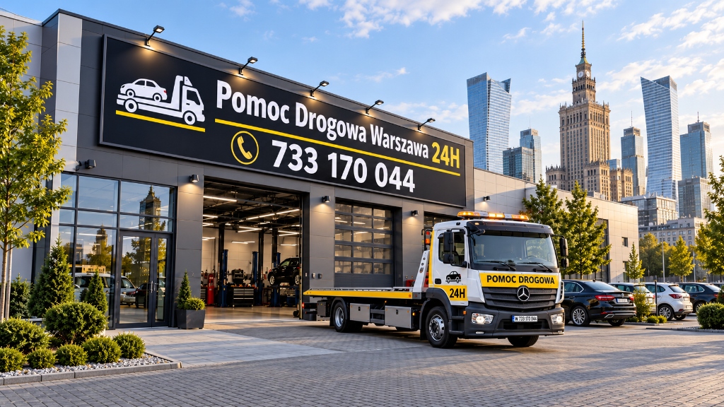 Pomoc Drogowa Warszawa 24h Laweta